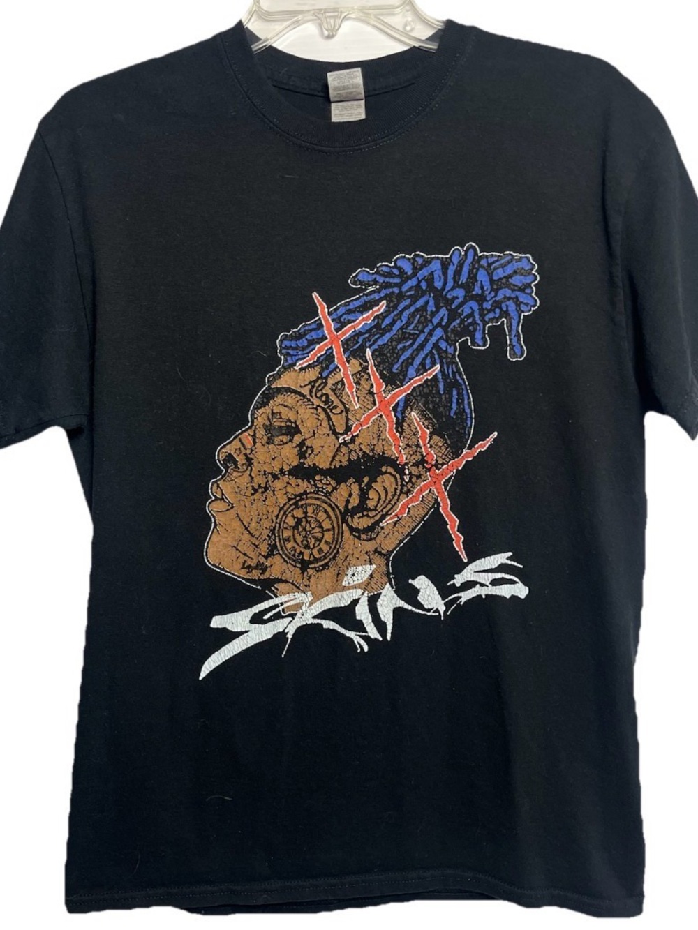 XXX TENTACION Skins M Medium T-shirt Black 100% Cotton Unisex